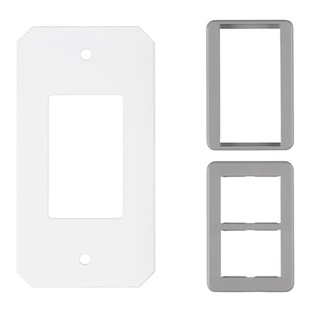Hubbell Wiring Device-Kellems Center Sub Plate, 1 Gang, Rectangular S1R10CSPK